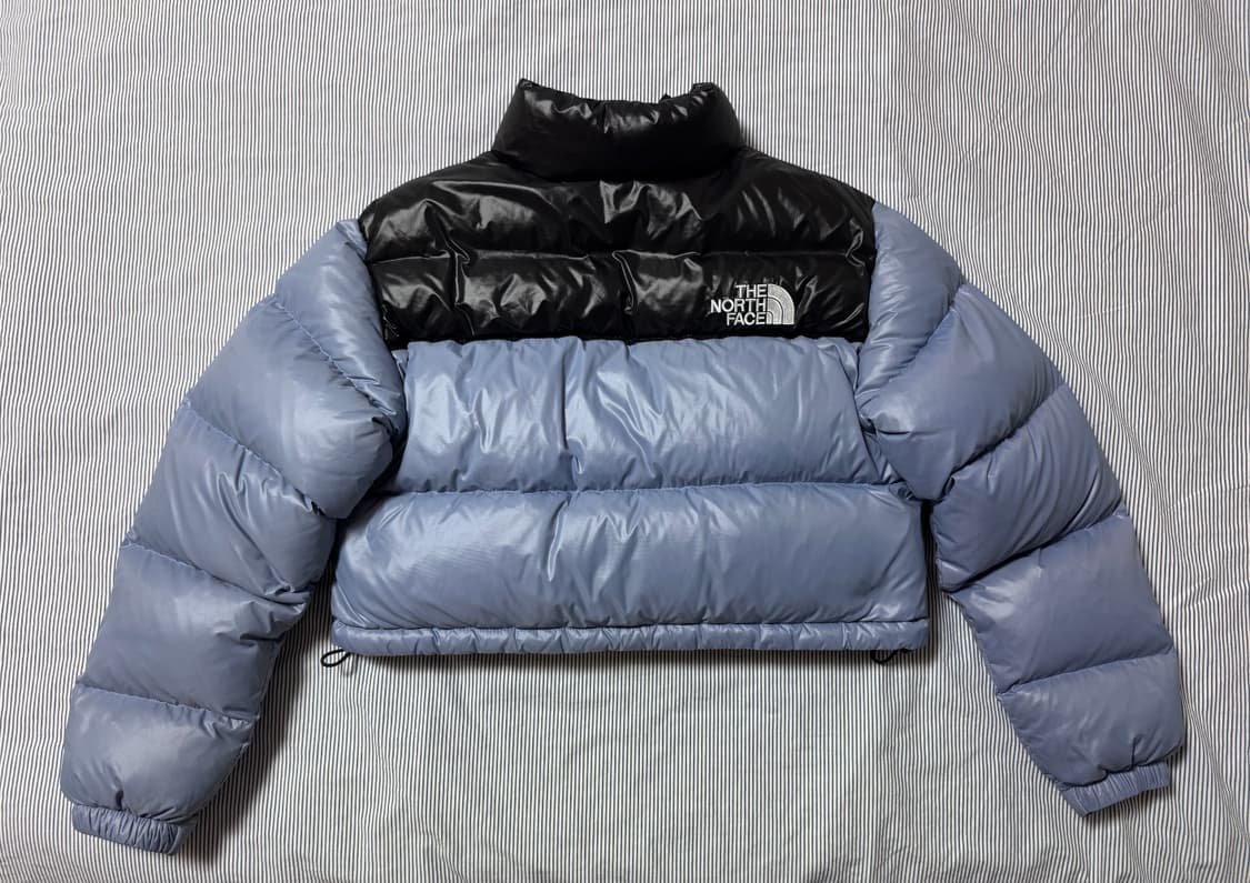 W 노스페이스 눕시 숏 자켓 포크 블루  상품이미지3