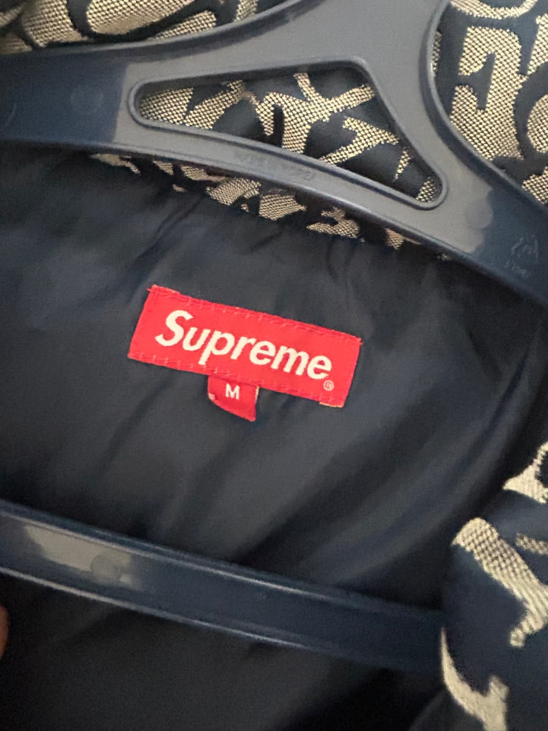 [M]슈프림 FUCK 자카드 패딩 상품이미지3