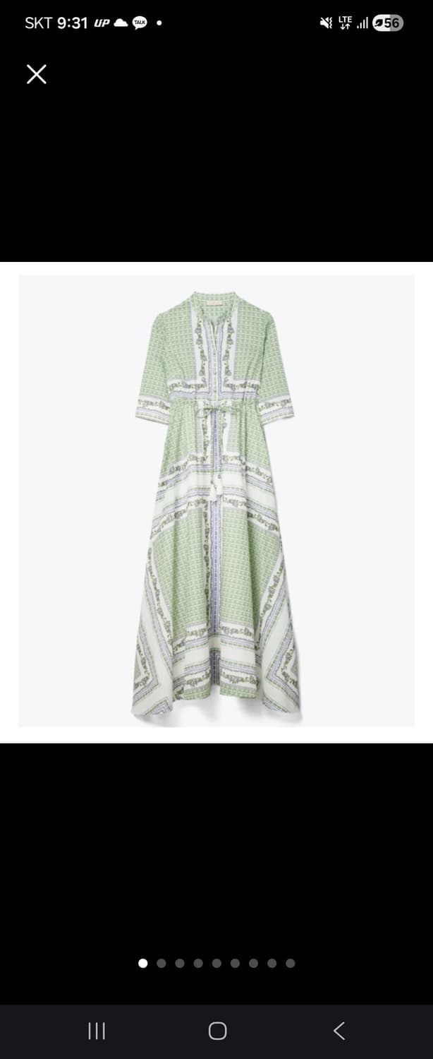 토니버치 프린티드 셔츠 드레스 새상품 상품이미지1