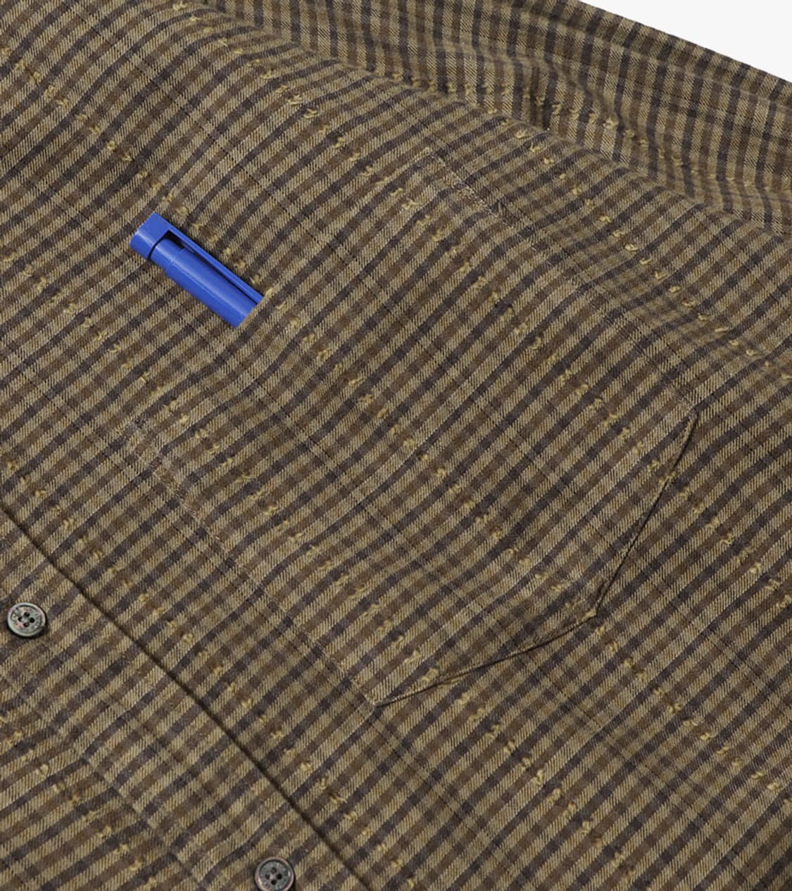 BEAMS - EASY FIT DOBBY CHECK SHIRT 상품이미지6