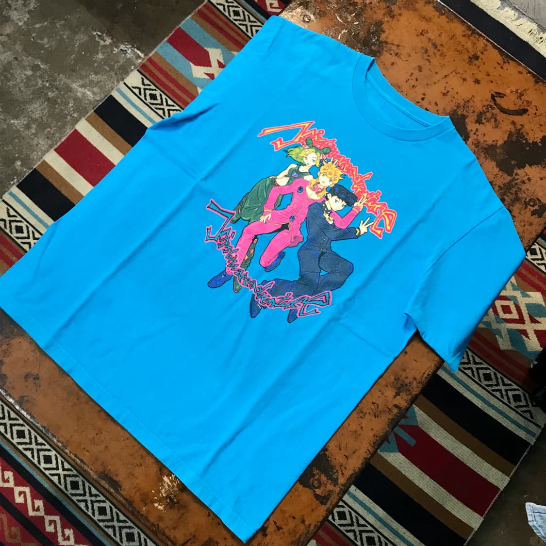 빈티지 죠죠 애니메 숏 슬리브 남성 105 사이즈 상품이미지2