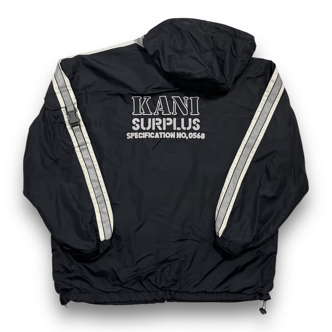 칼 카니 SURPLUS 올드스쿨 힙합 다크 후디 집업 상품이미지5