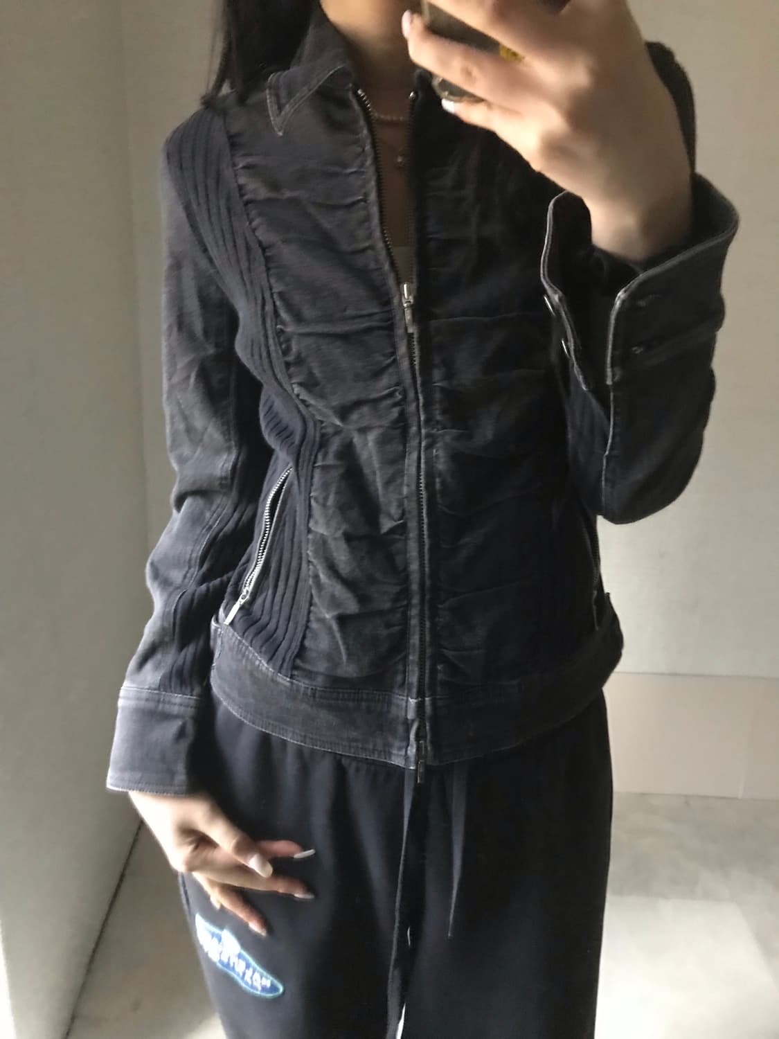 일본빈티지 셔링 자켓 상품이미지2