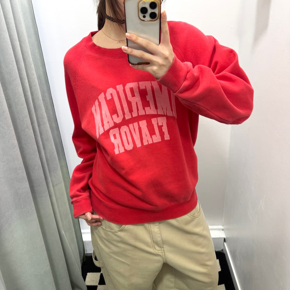 Big john 레드 스웻셔츠  상품이미지1