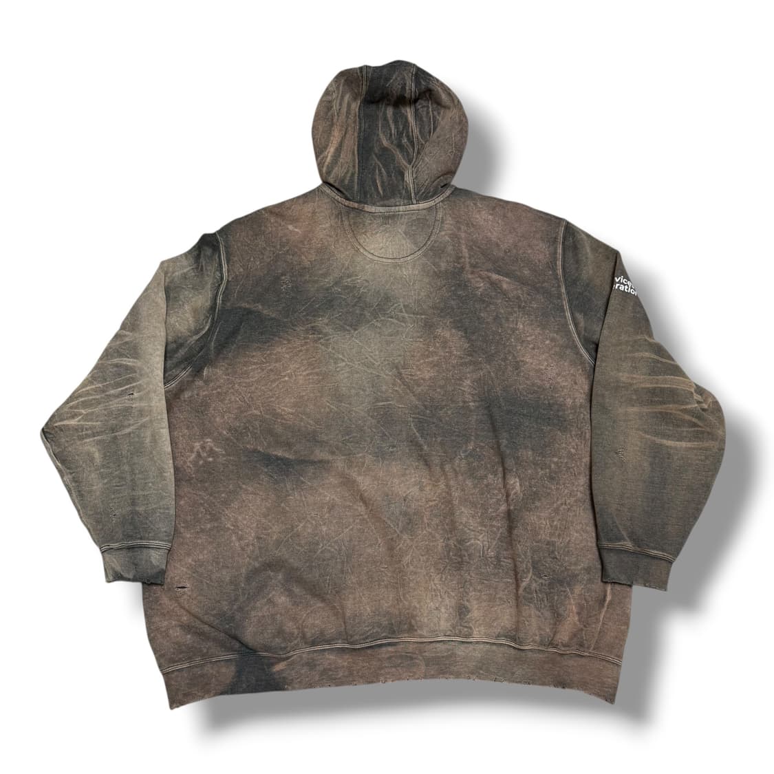 ⭐️희귀⭐️ 칼하트 빈티지 더티워싱 데미지 오버사이즈 후드집업 상품이미지2