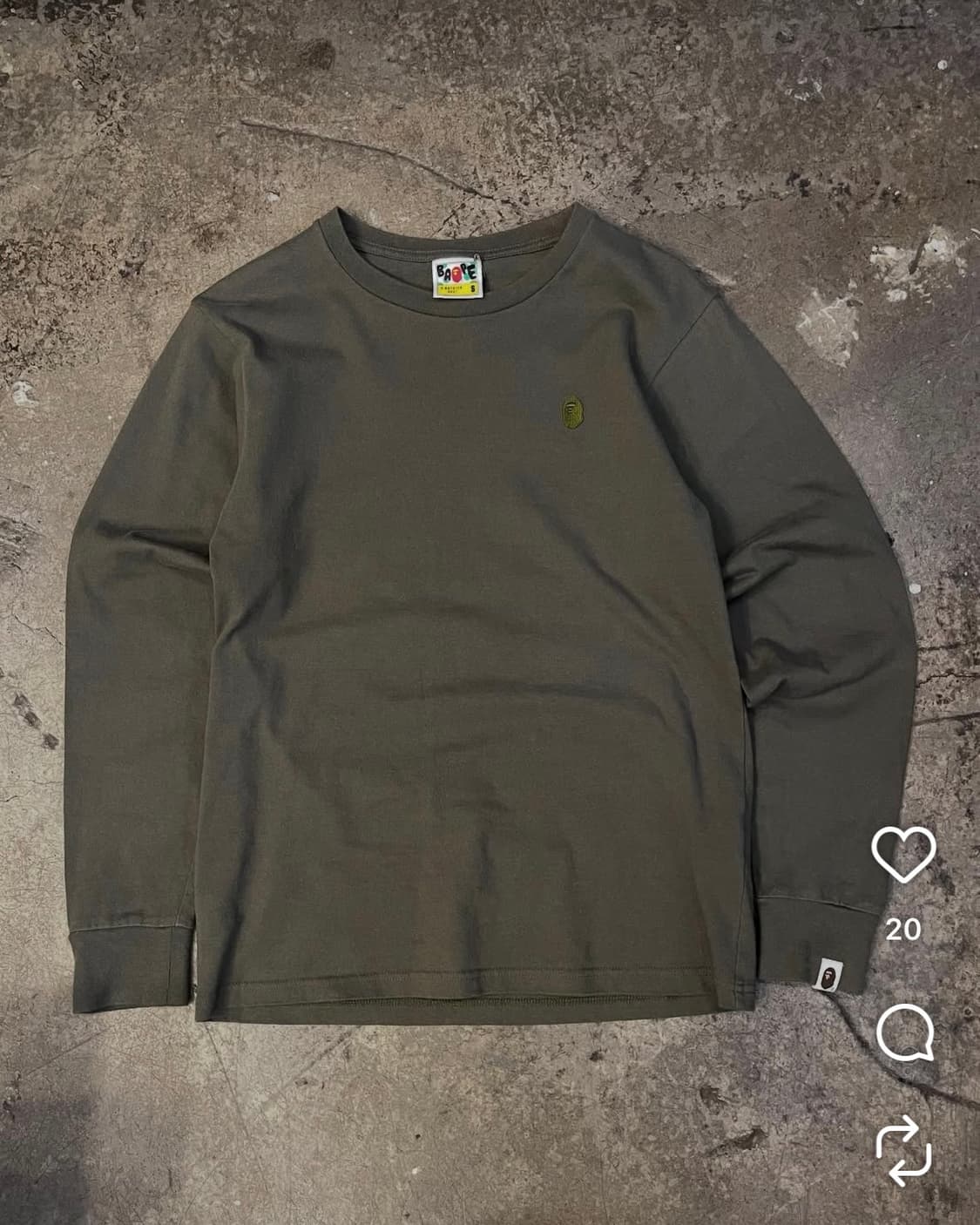 베이프 롱슬리브 상품이미지1