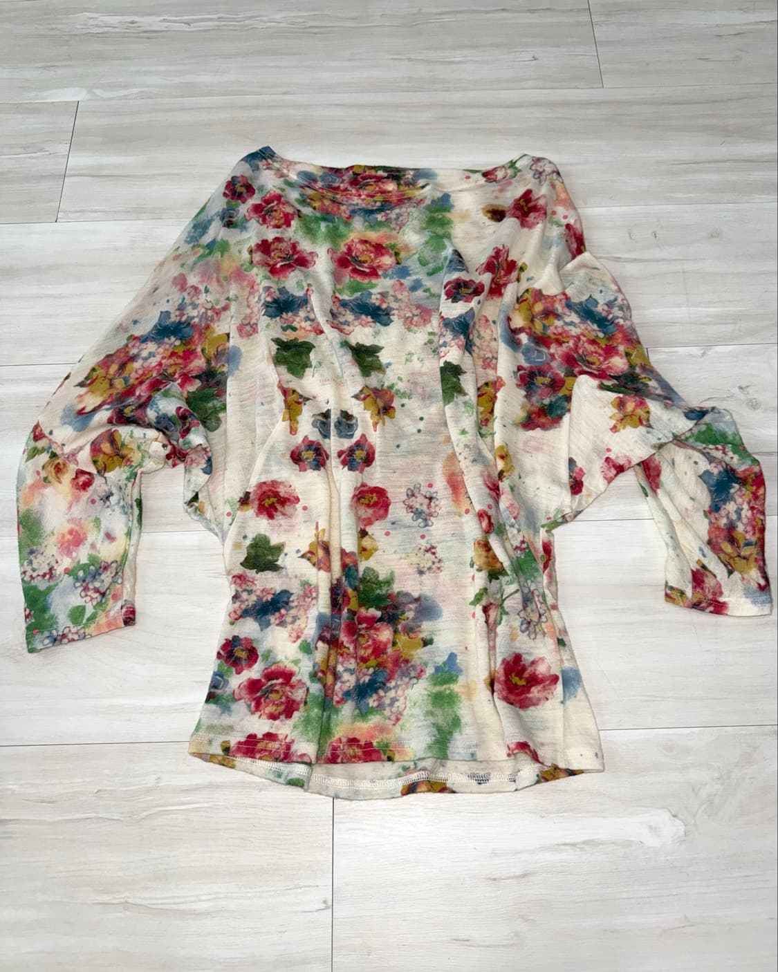 Floral Batwing Long Sleeve 상품이미지9