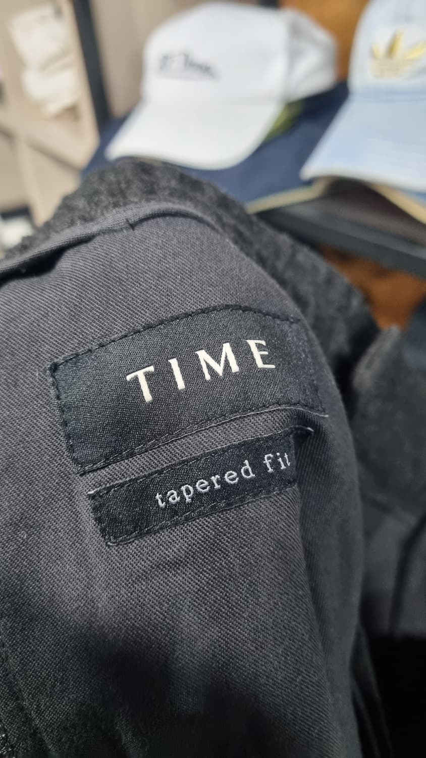 타임 (한섬정품) 남성 32~33 모 겨울용 차콜 테이퍼드핏 슬랙스 상품이미지3