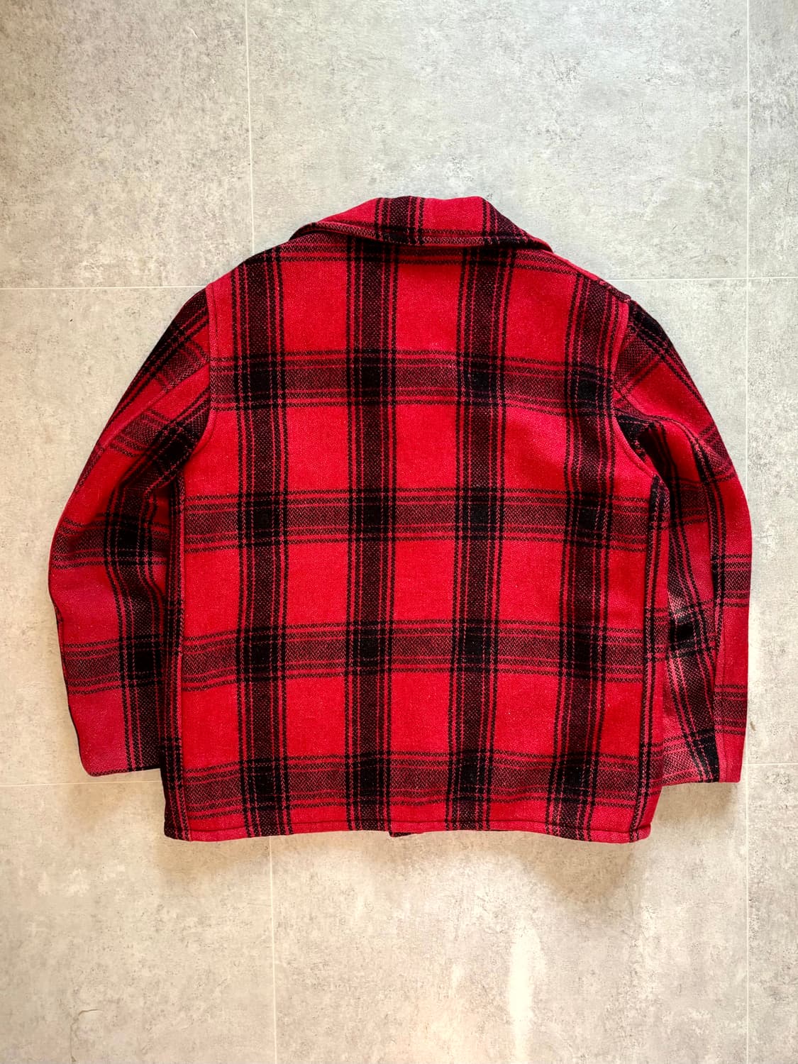 Early 70's Fox Knapp 버팔로 플레이드 울 자켓 42 상품이미지9