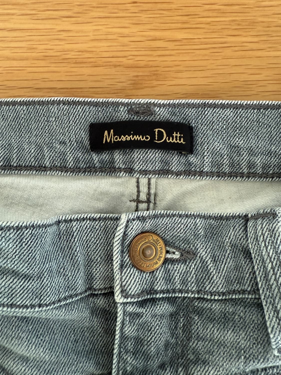 마시모두띠(Massimo Dutti) 그레이 데님 팬츠 상품이미지7