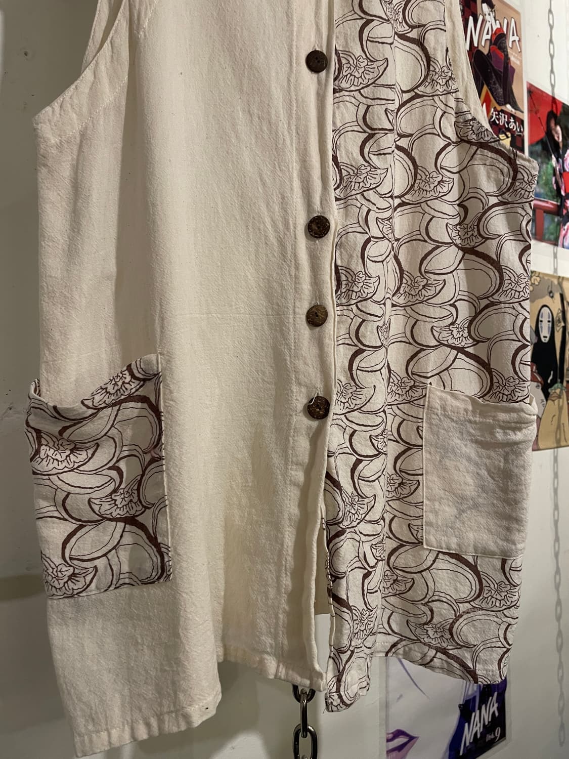 나무단추 오리엔탈 아이보리 베스트 상품이미지4