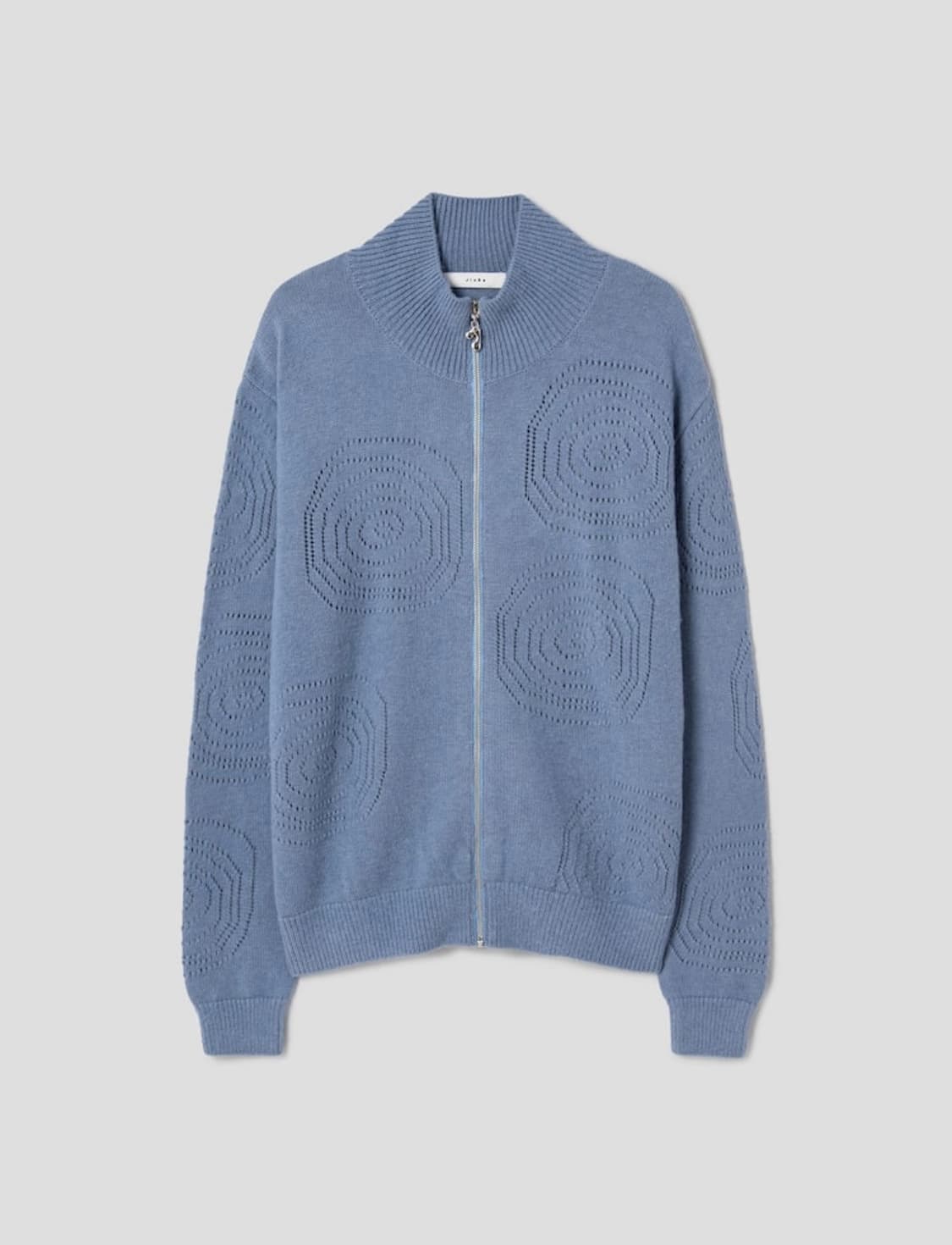 지에다 jieda Ripples Zip Up Knit 상품이미지1