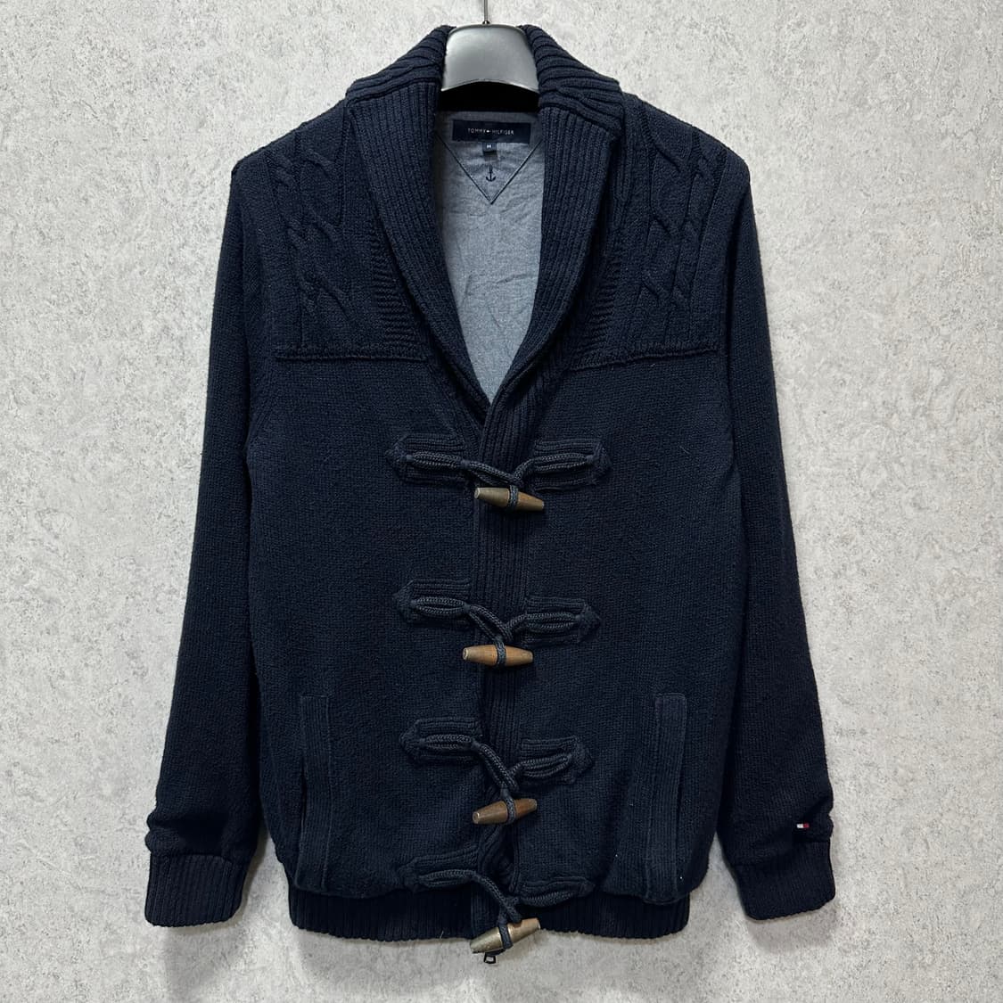 95 타미힐피거 남자 숄카라 가디건 상품이미지1