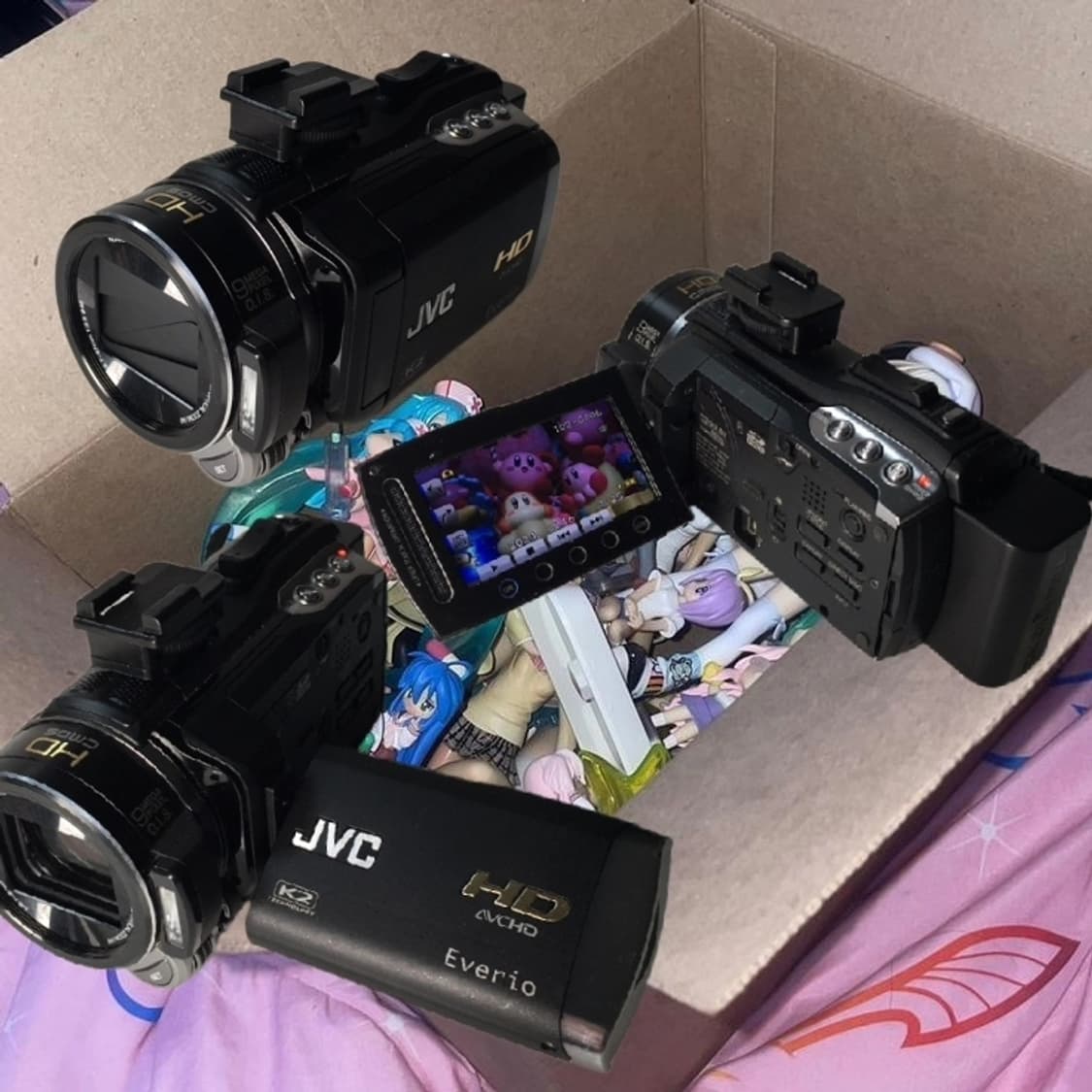 빅터 Everio GZ-HM400 블랙 빈티지캠코더 상품이미지1
