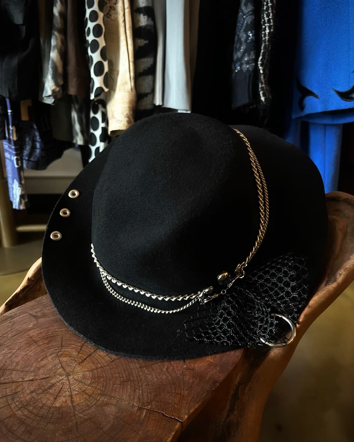 2000s Sex Pot ReVenGe Gothic Pedora Hat 상품이미지9