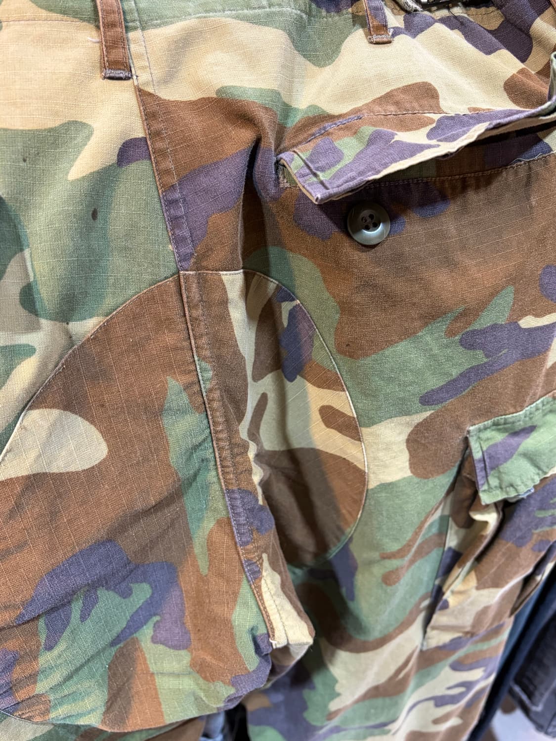 36in 오리지널 밀리터리 카모플라주 카고팬츠 상품이미지8