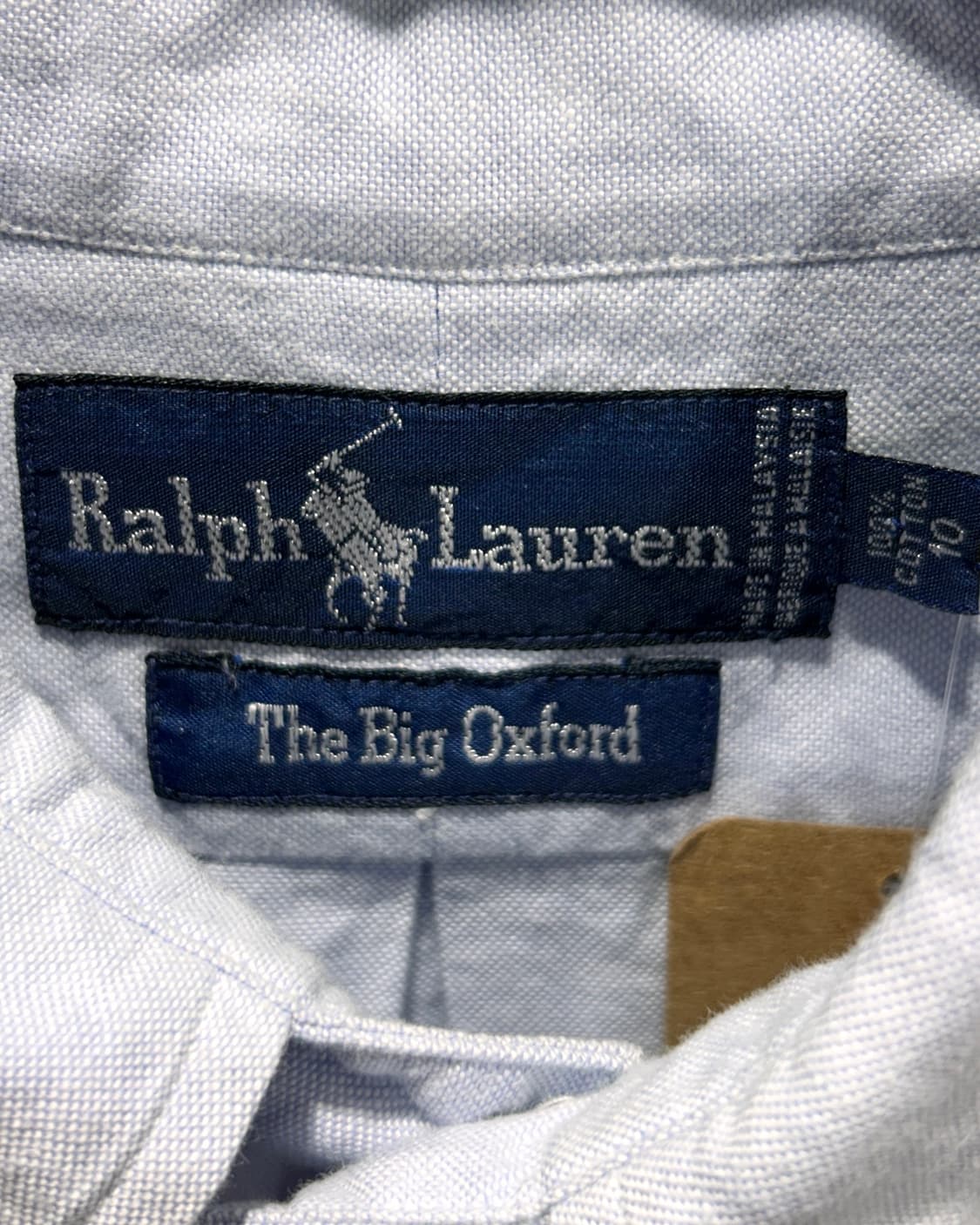 XL 폴로랄프로렌 BIG OXFORD 스카이블루 코튼 셔츠 상품이미지5