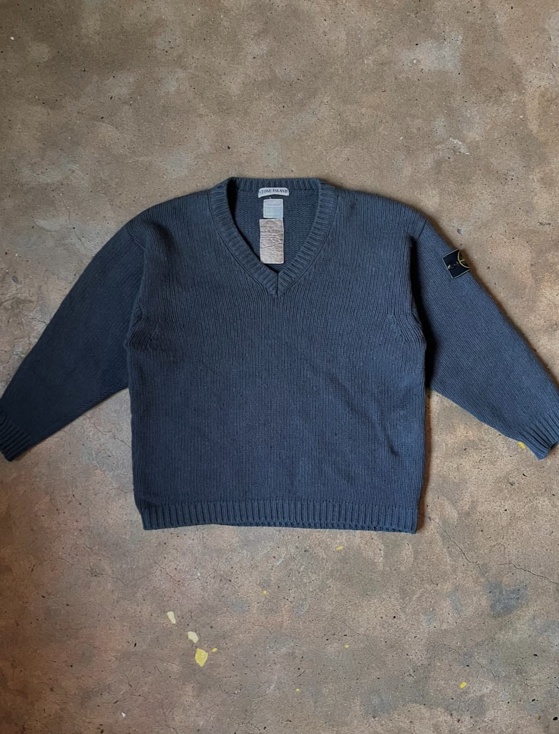 [M]92AW 스톤아일랜드 아카이브 브이넥 니트 상품이미지2