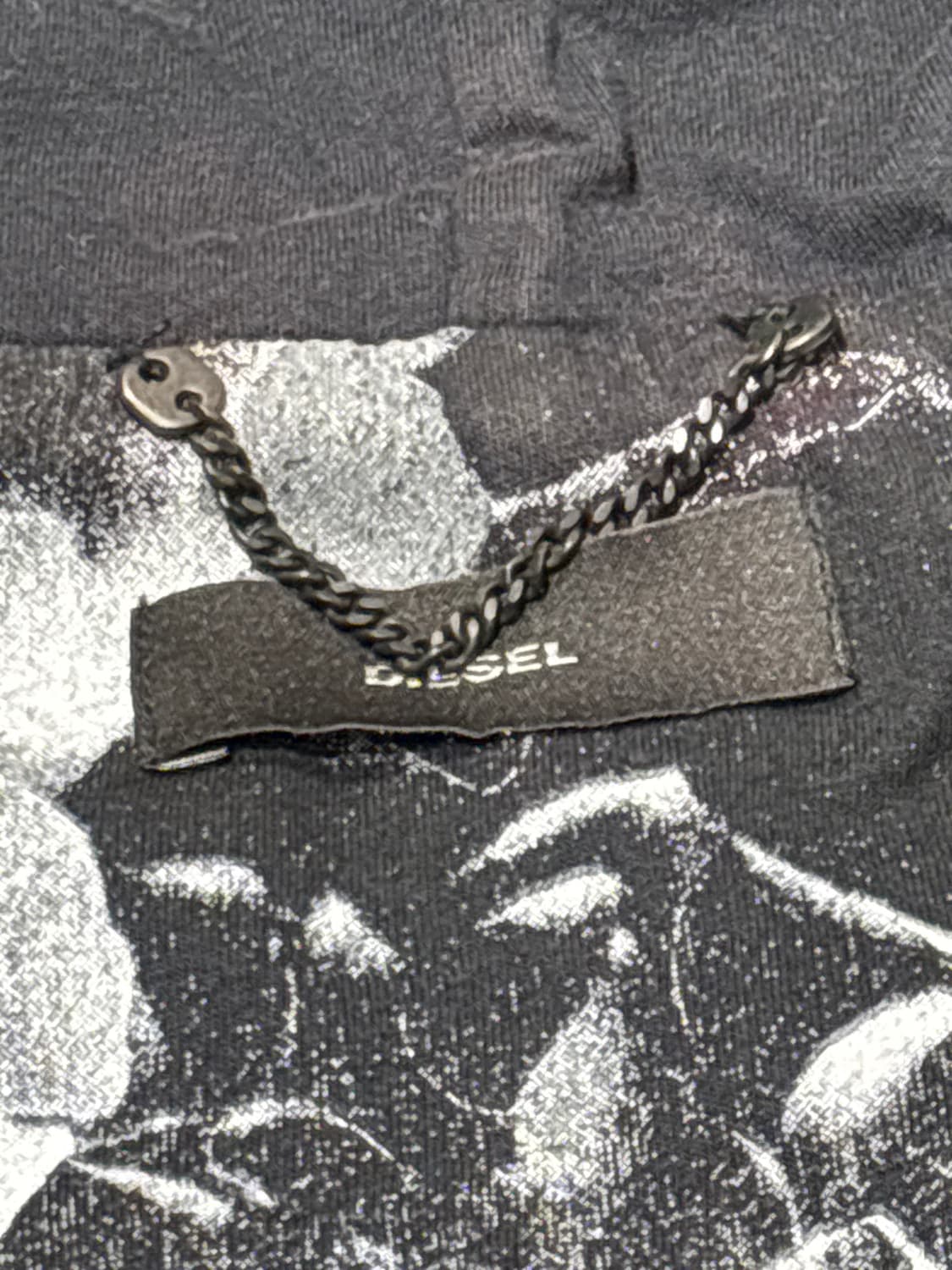 디젤 레더 슬리브 롱 후드집업 상품이미지9