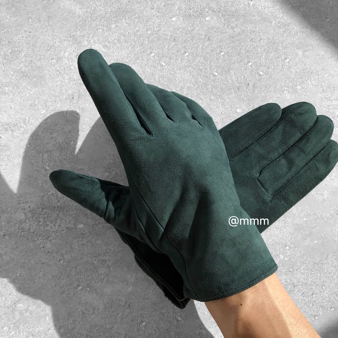 [Unisex] 스웨이드 가죽 장갑 스마트터치 상품이미지3