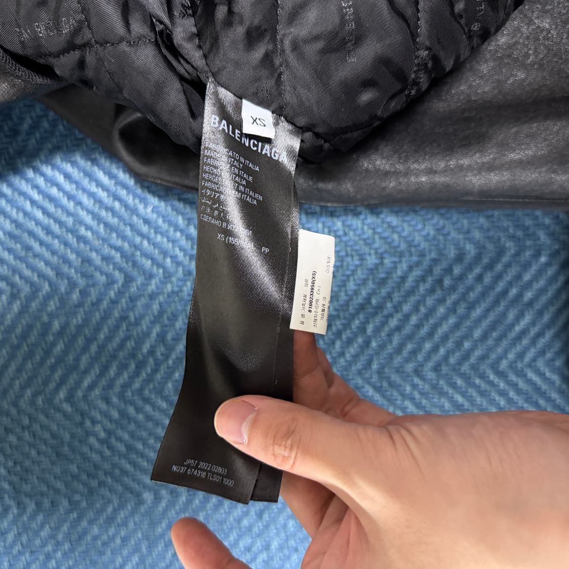 [xs]발렌시아가 택시 블루종 2022시즌 유니섹스 상품이미지6