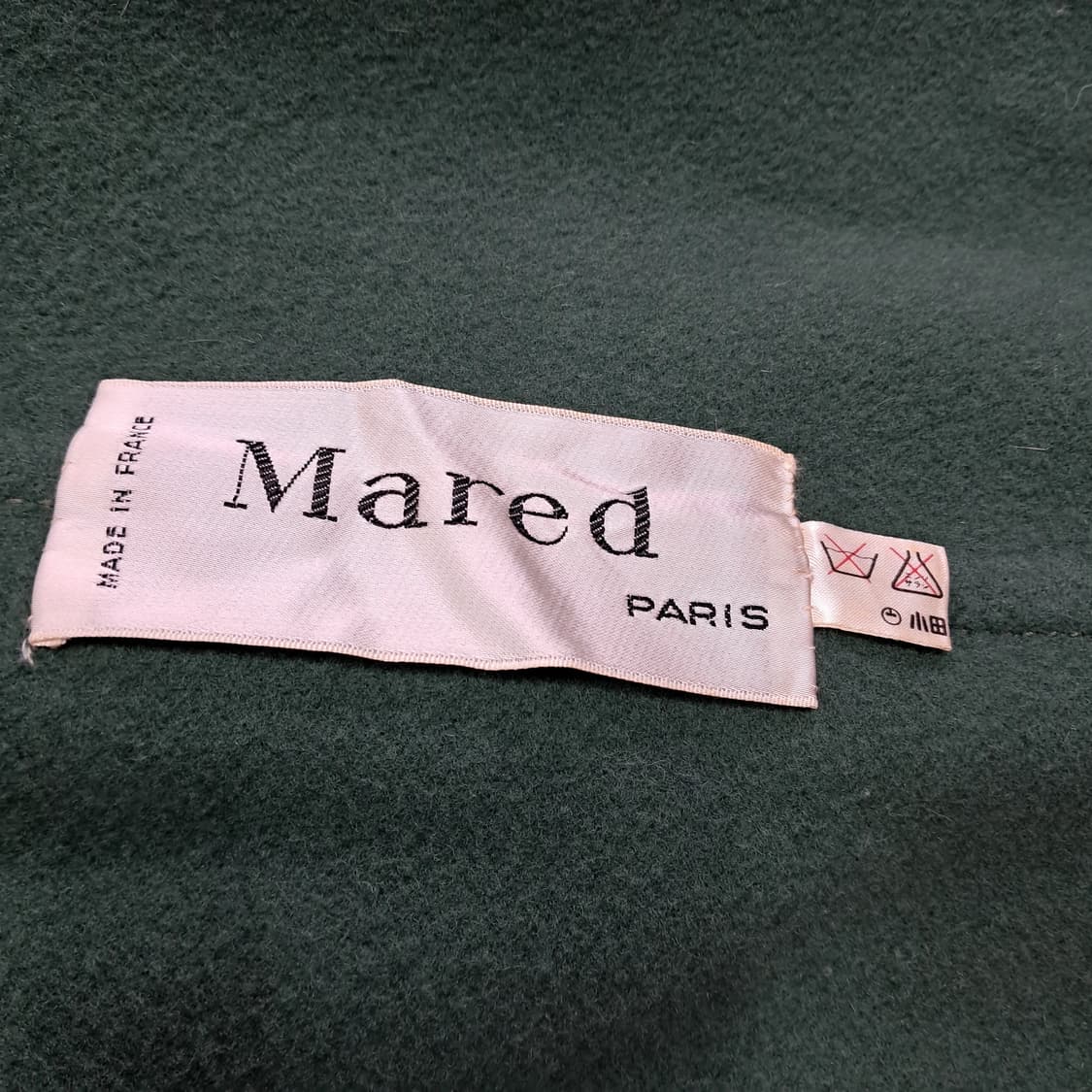 Mared PARIS 녹색 모직 코트 66ㅡ77 상품이미지6