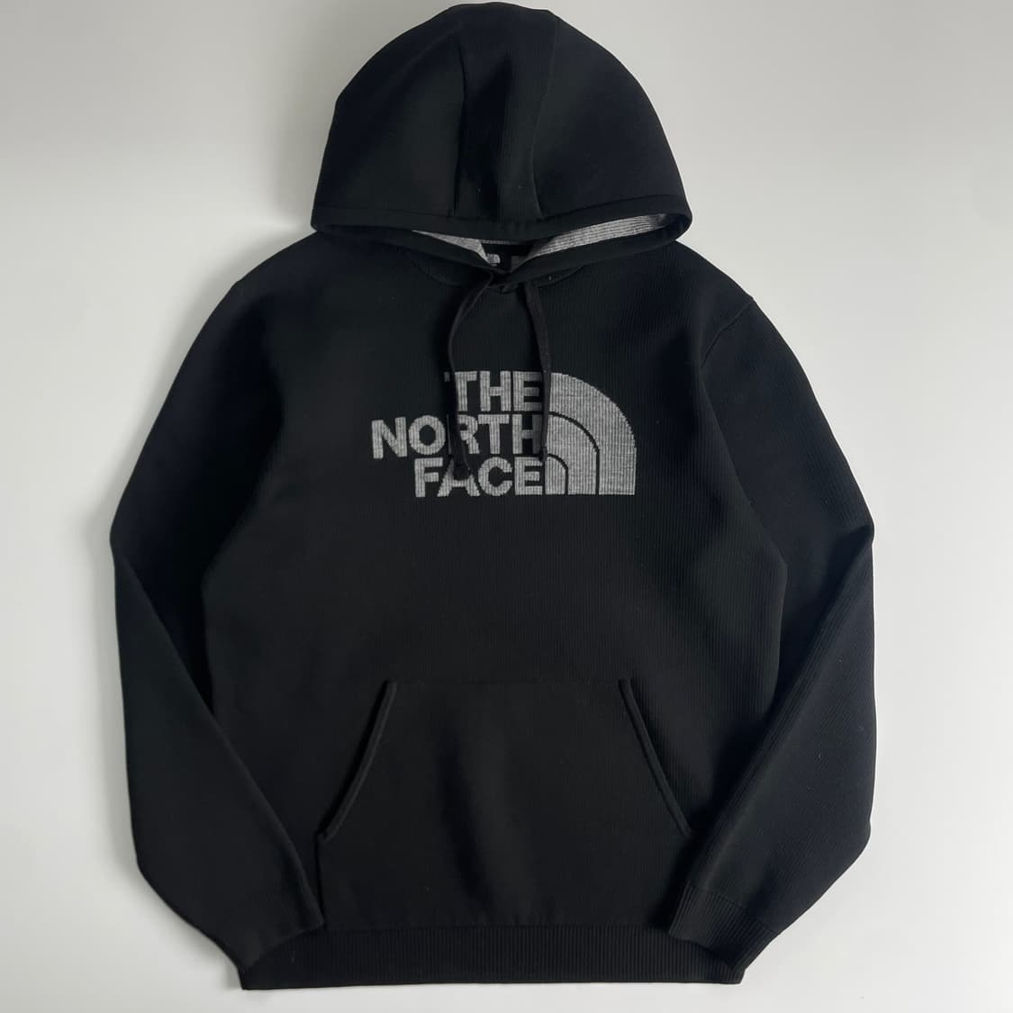 The North Face  노스페이스 스팰아웃 로고 울 니트후드 상품이미지1