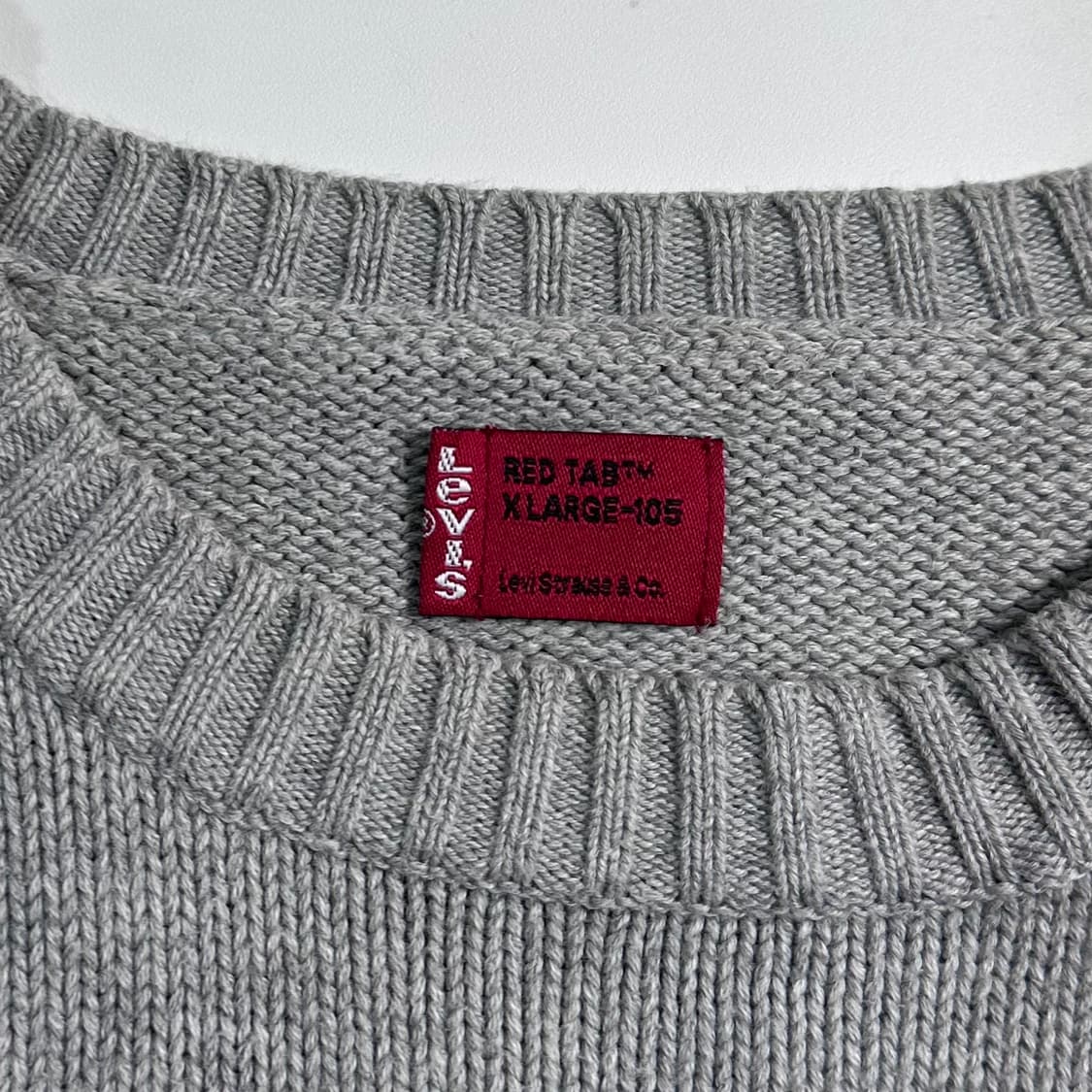 리바이스 그레이 코튼 니트  상품이미지7