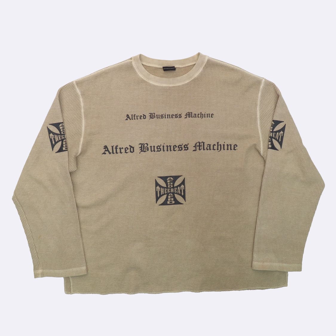 헤리티지플로스 알프레드 IRON CROSS PIGMENT WAFFLE L 상품이미지1