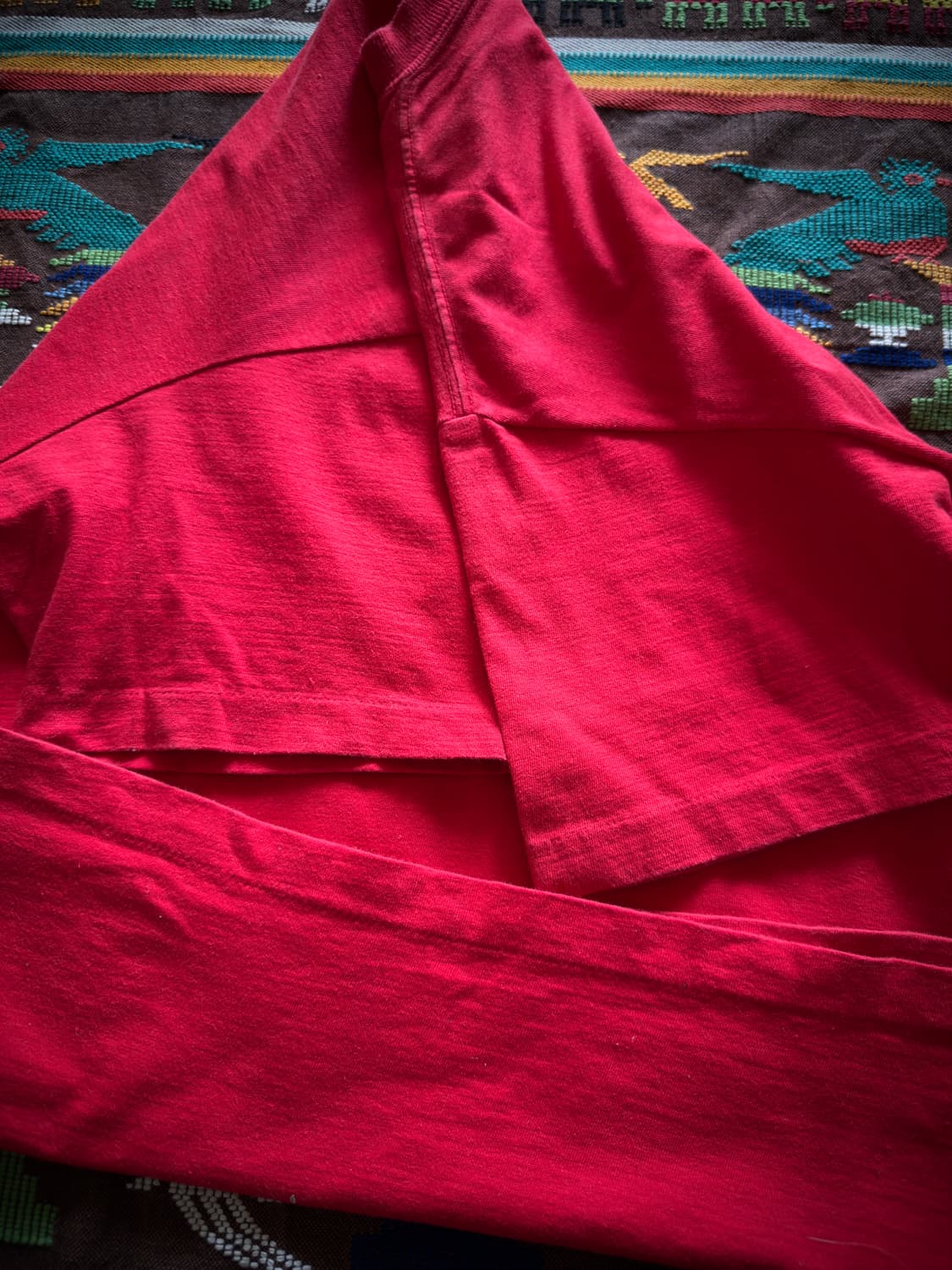 90s USA Stussy 티키 프린팅 티셔츠 상품이미지6