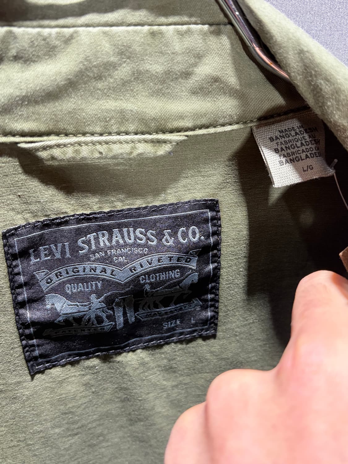 L 리바이스 4포켓 카티 야상 싱글자켓 상품이미지6