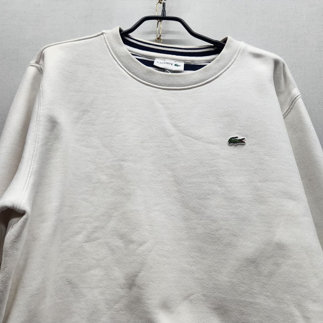라코스테 로고 맨투맨 M(L) 남여공용 상품이미지2