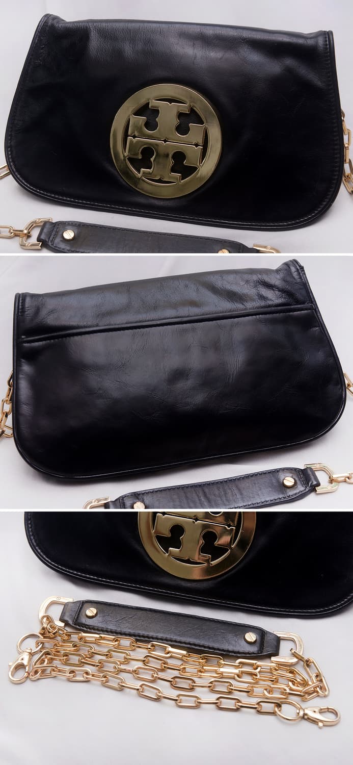토리버치 레바 금장 빅로고 복스레더 WOC 체인 크로스백 (클러치) 상품이미지8