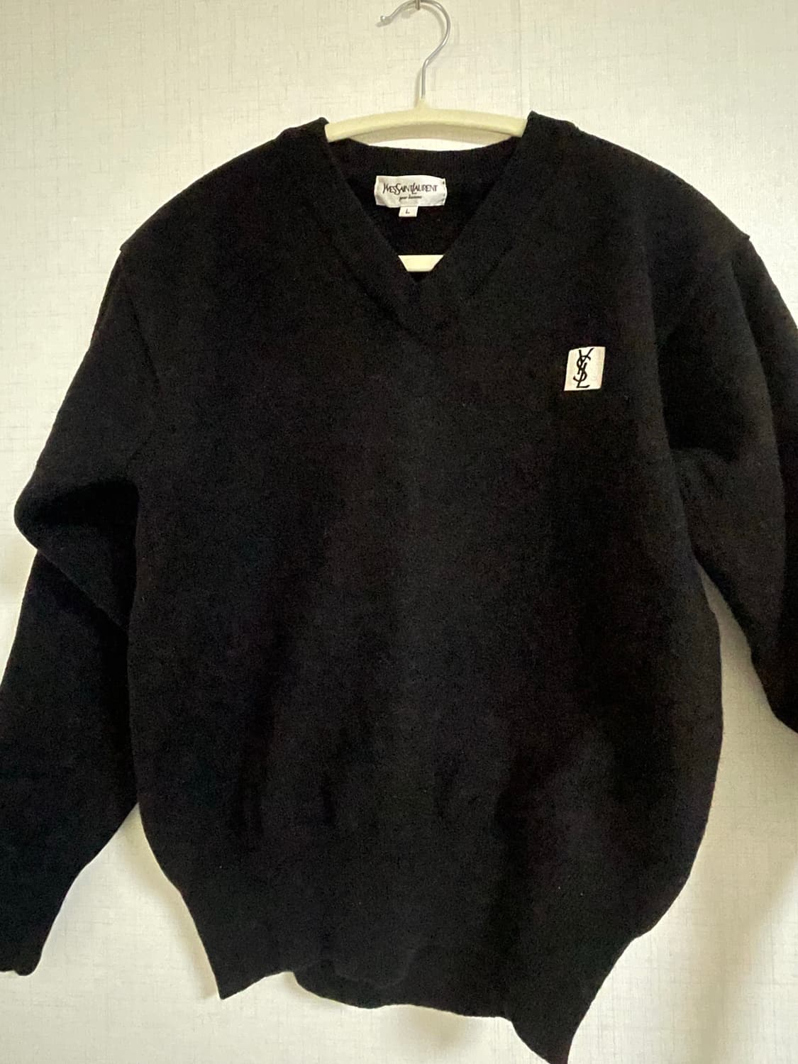 빈티지 입생로랑 울브이넥 니트 상품이미지1