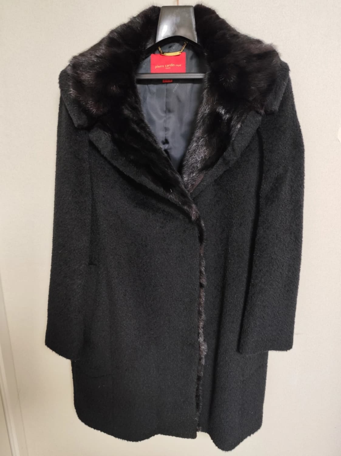 피에르가르뎅 로얄 모피코트 (77, 블랙, 천연모피) 상품이미지1