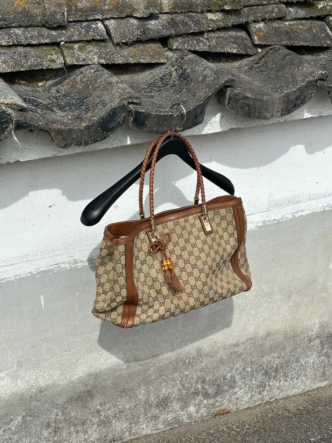 구찌 GG 자가드 쇼퍼 숄더백(보증 영수증 보유) 상품이미지1