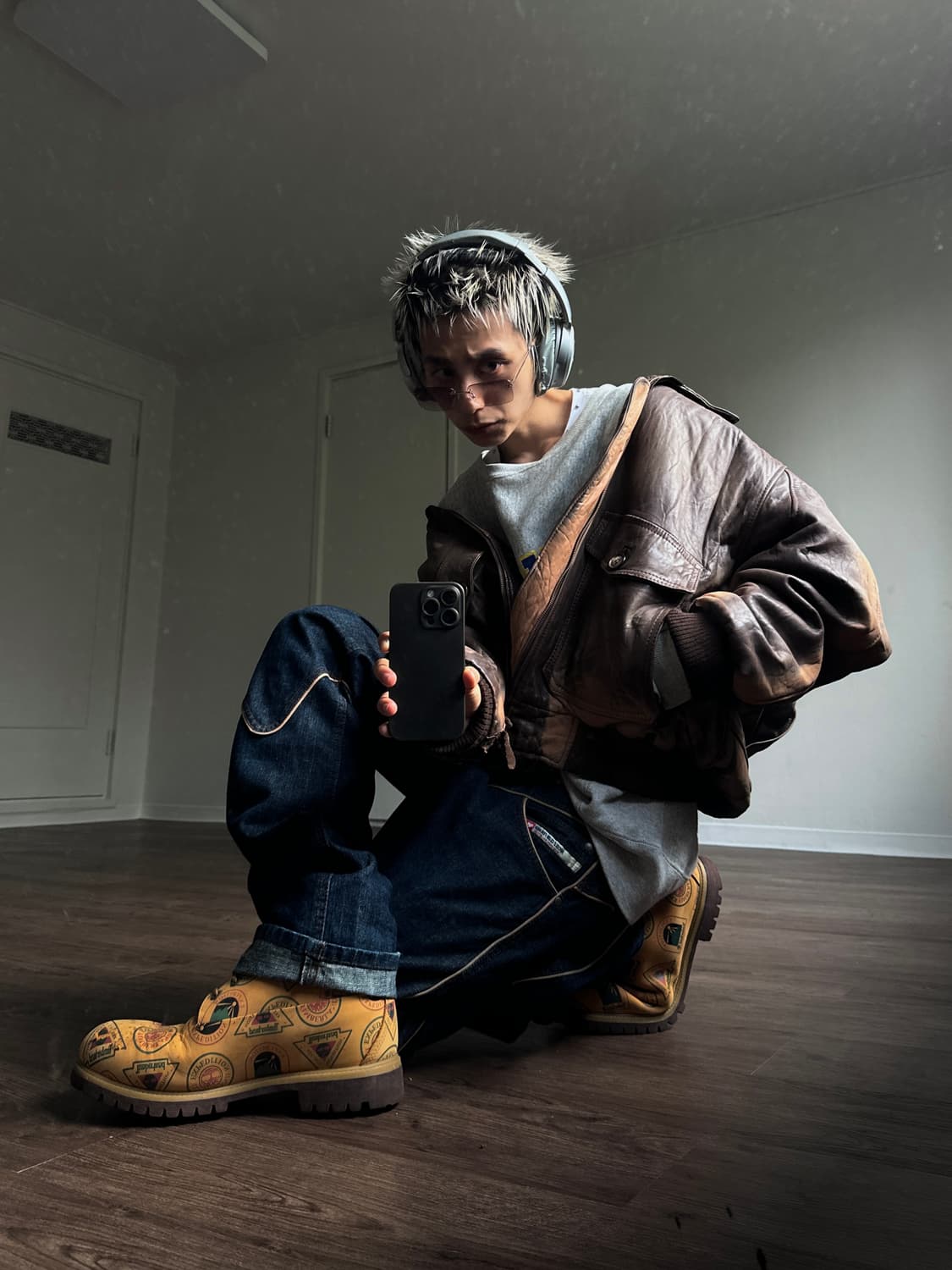 콘트라스트 커스텀 레더 G-1 자켓 상품이미지2