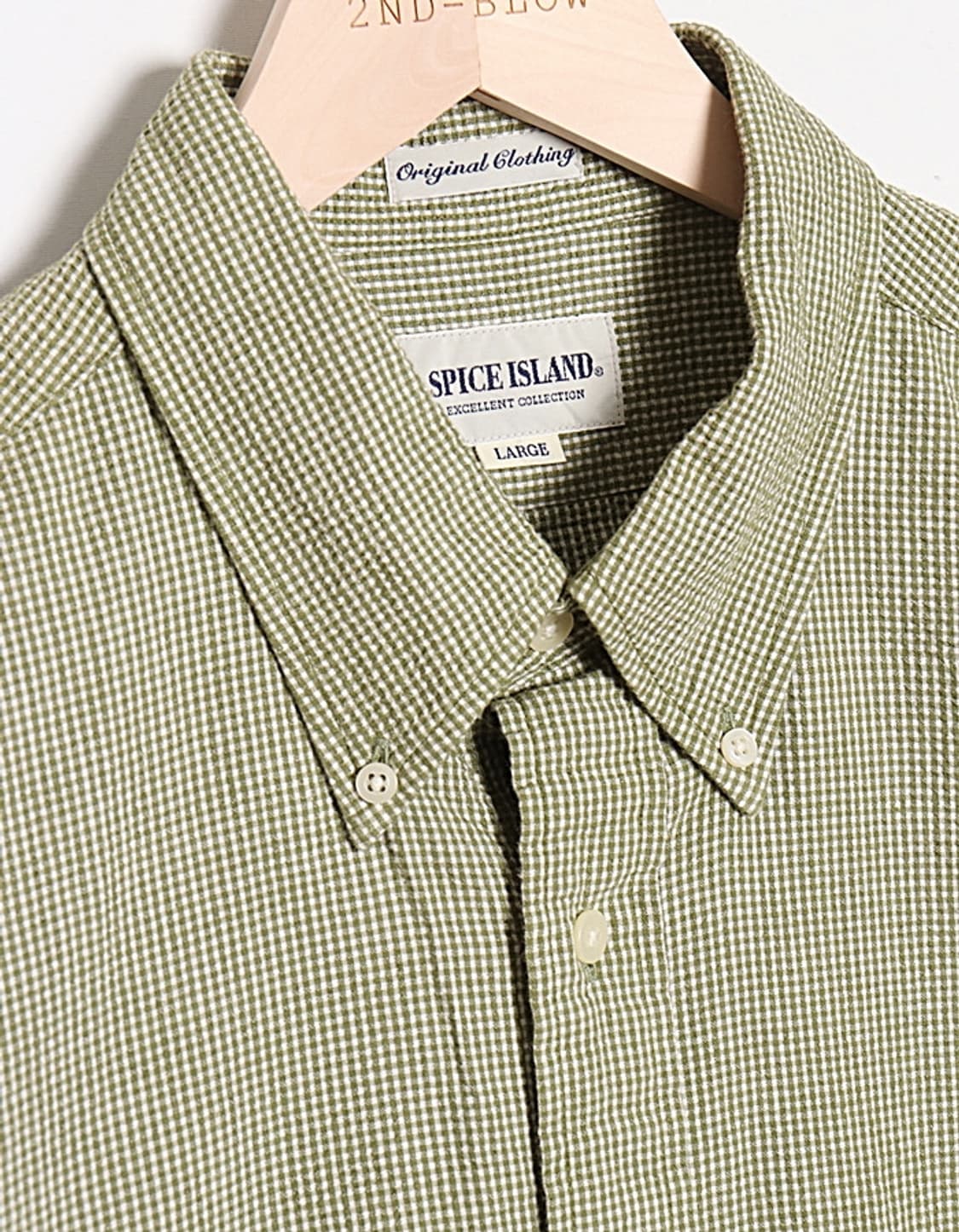 SPICE ISLAND Seersucker Shirts 상품이미지3