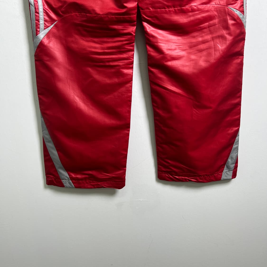 아디다스 레드 우븐 트랙 팬츠 M 상품이미지7