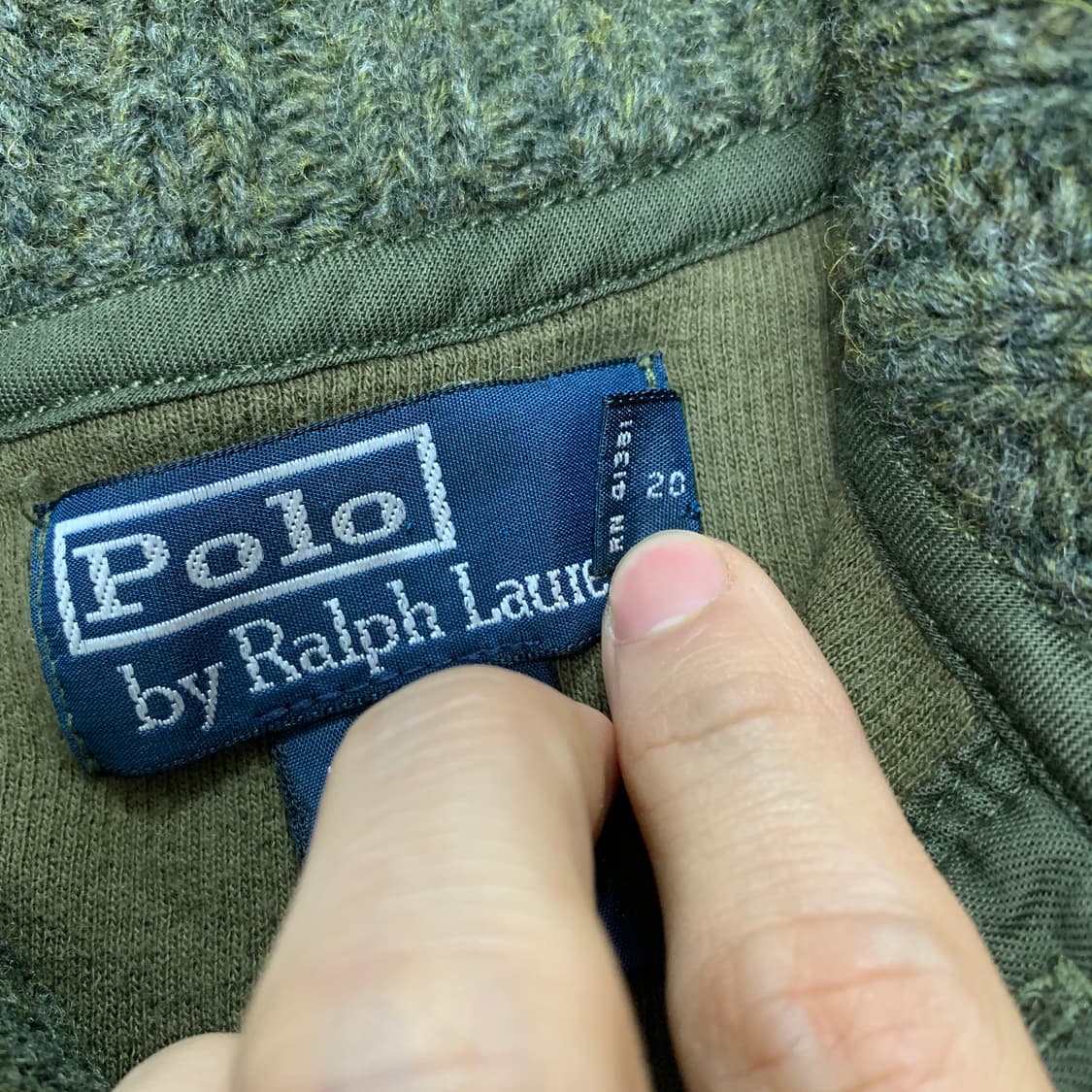 [S] Polo 랄프로렌 숄카라 엘보패치 니트 상품이미지3