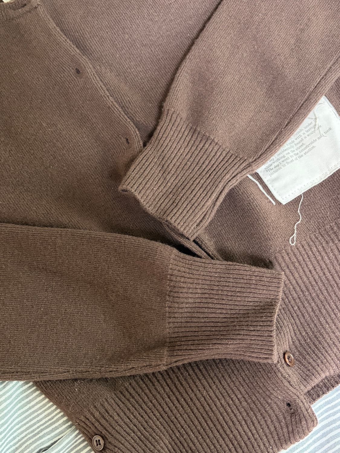 마뗑킴 가디건 브라운 상품이미지5