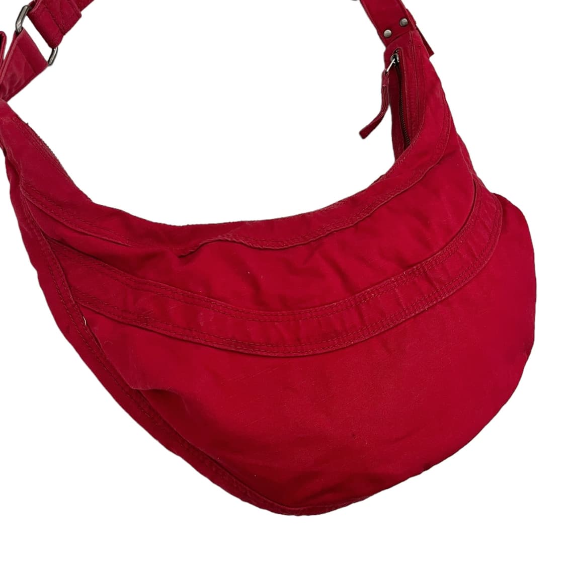 디젤 코튼 크로스바디 하프문백 레드 상품이미지6