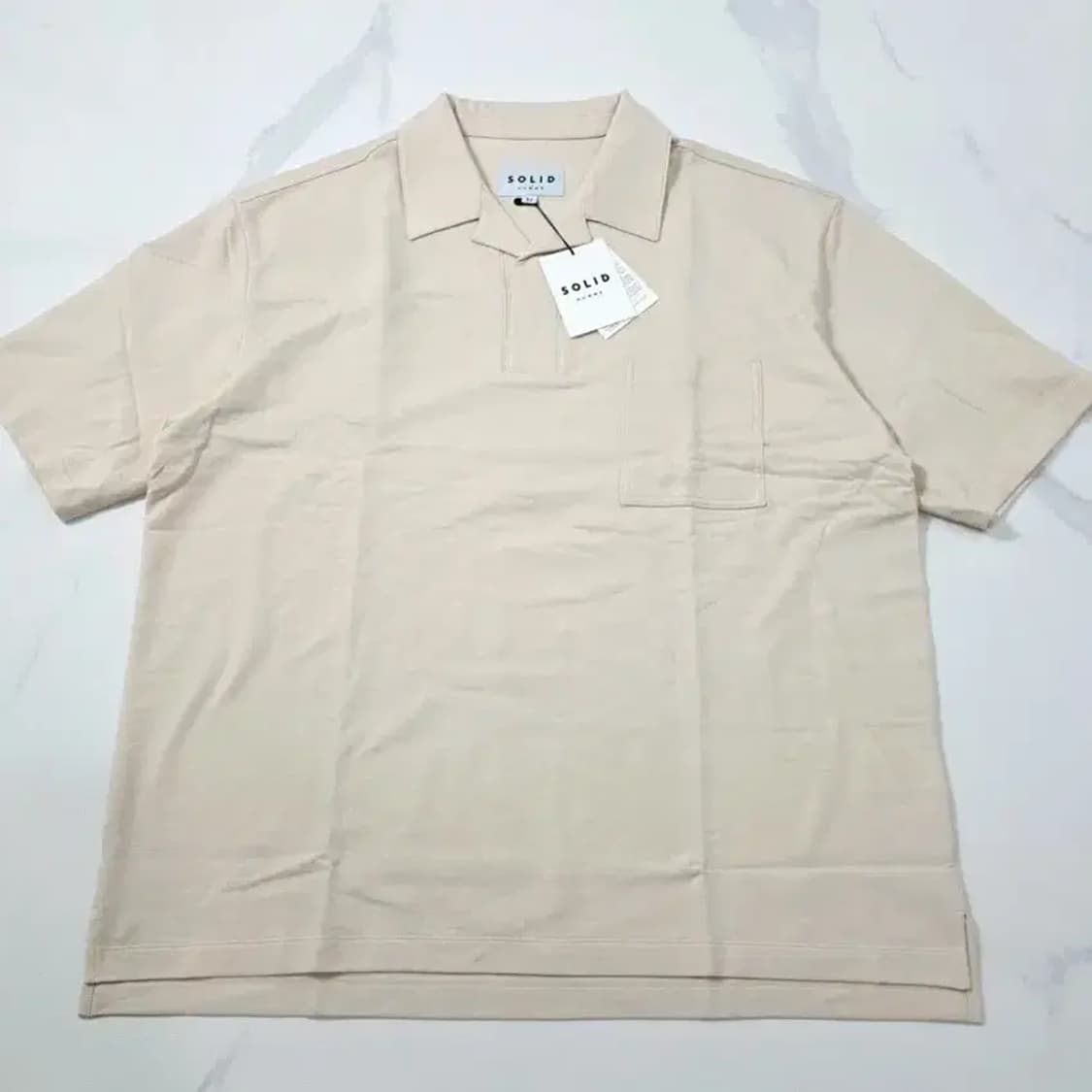 솔리드옴므 반팔 카라티 110 상품이미지2