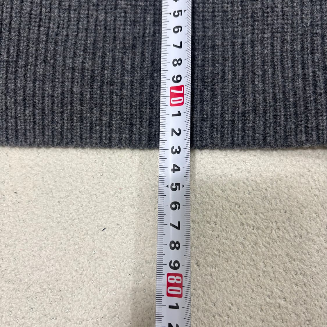 S 무신사스탠다드 울 미디엄 그레이 가디건 1205 상품이미지8