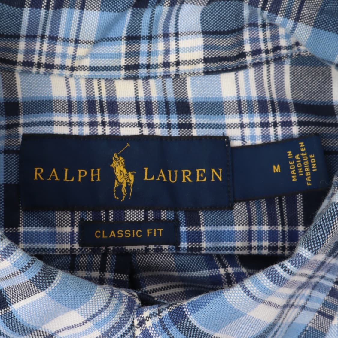 폴로 랄프로렌 옥스포드 블루 체크 클래식핏 셔츠 상품이미지8