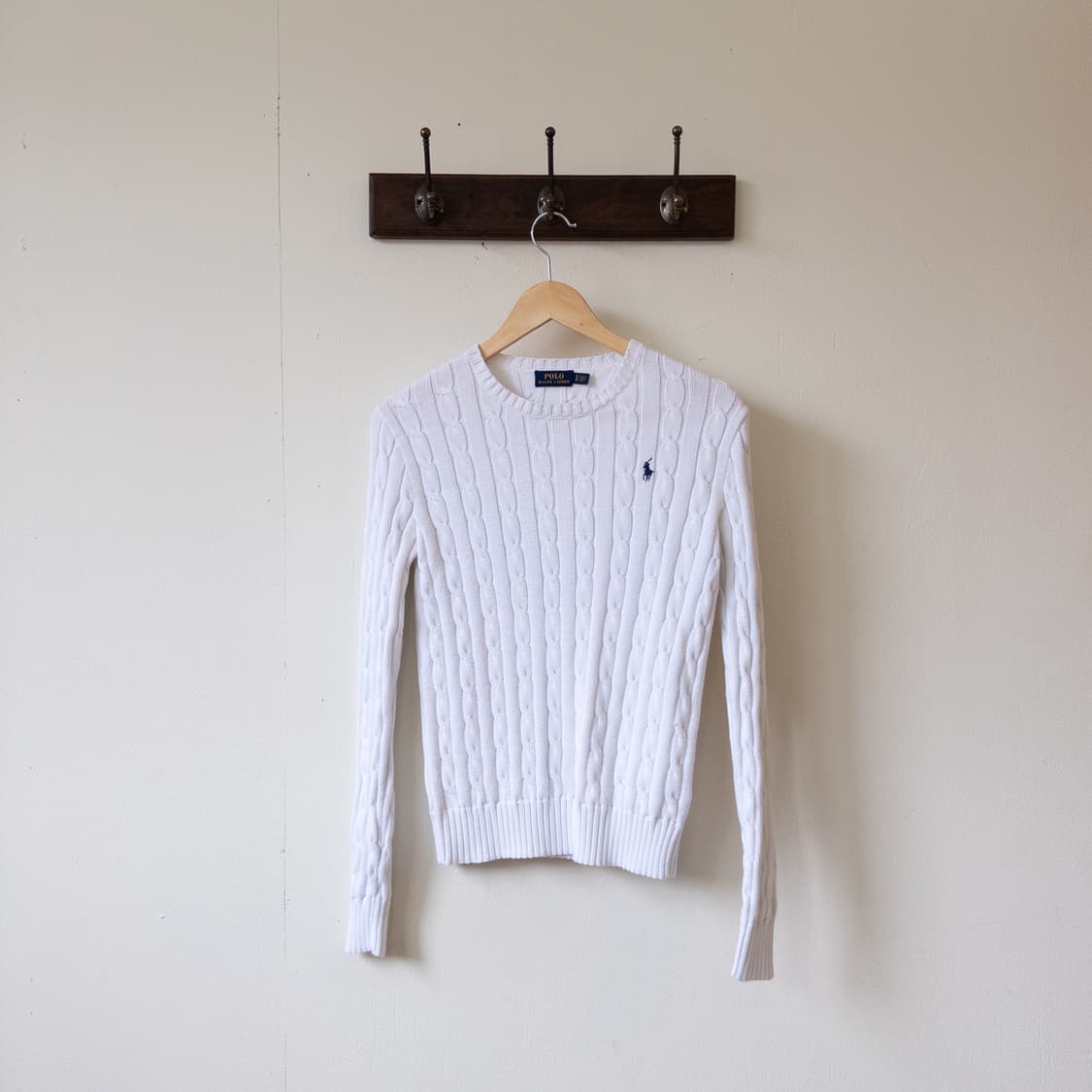 폴로랄프로렌 화이트 케이블 스웨터 상품이미지4