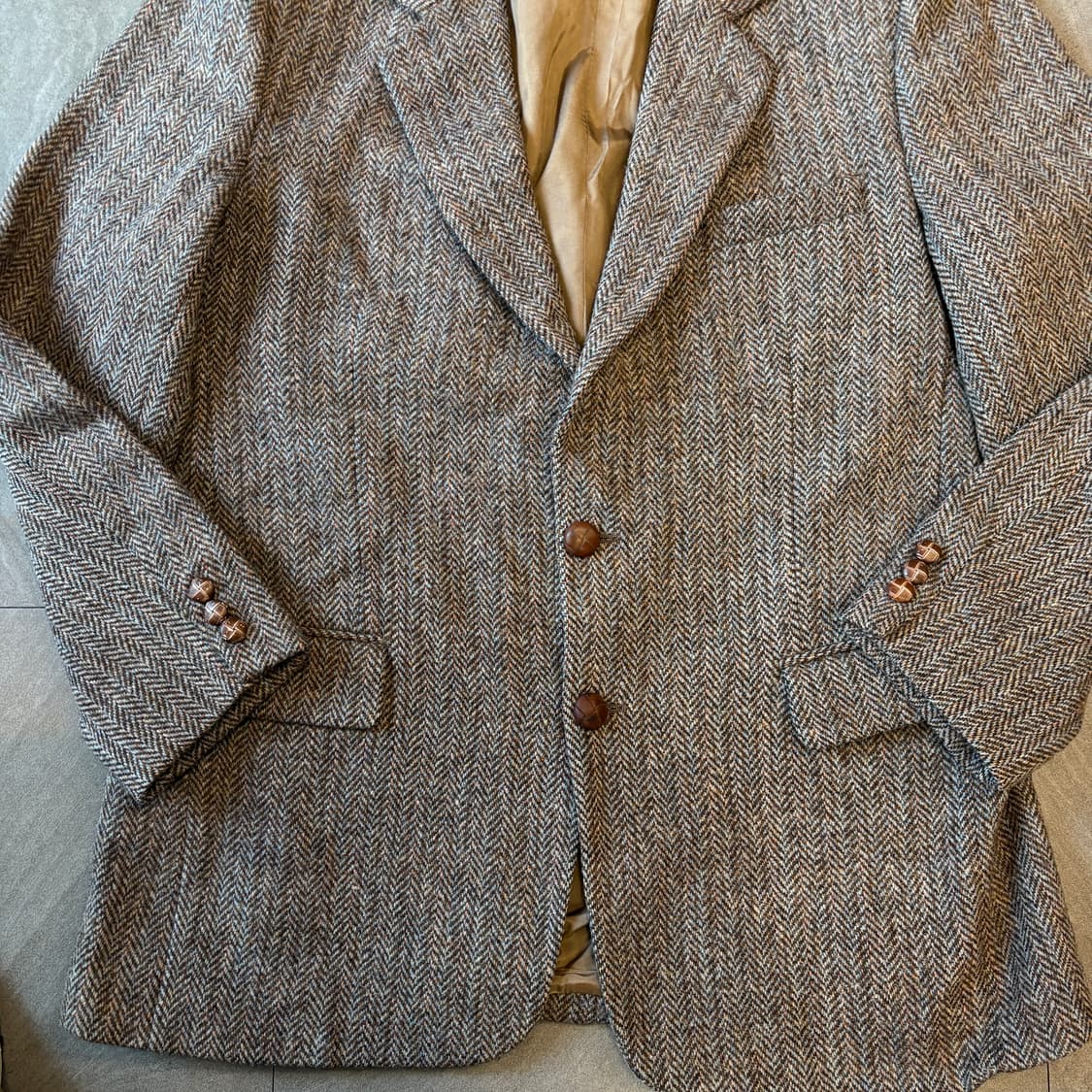빈티지 해리스트위드 울 자켓  상품이미지4