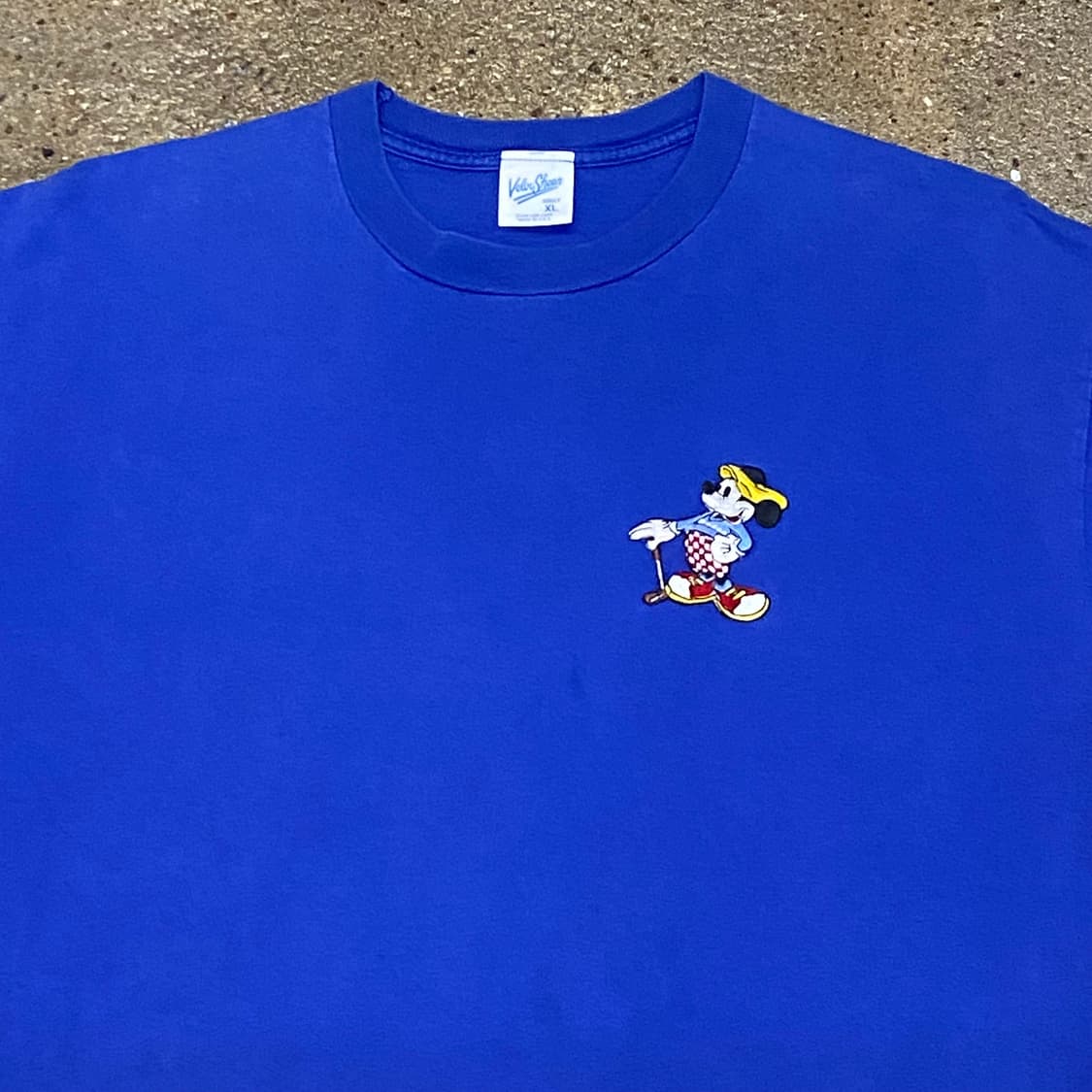 90s Made in USA 미국 빈티지 디즈니 미키마우스 골프 반팔티 상품이미지5