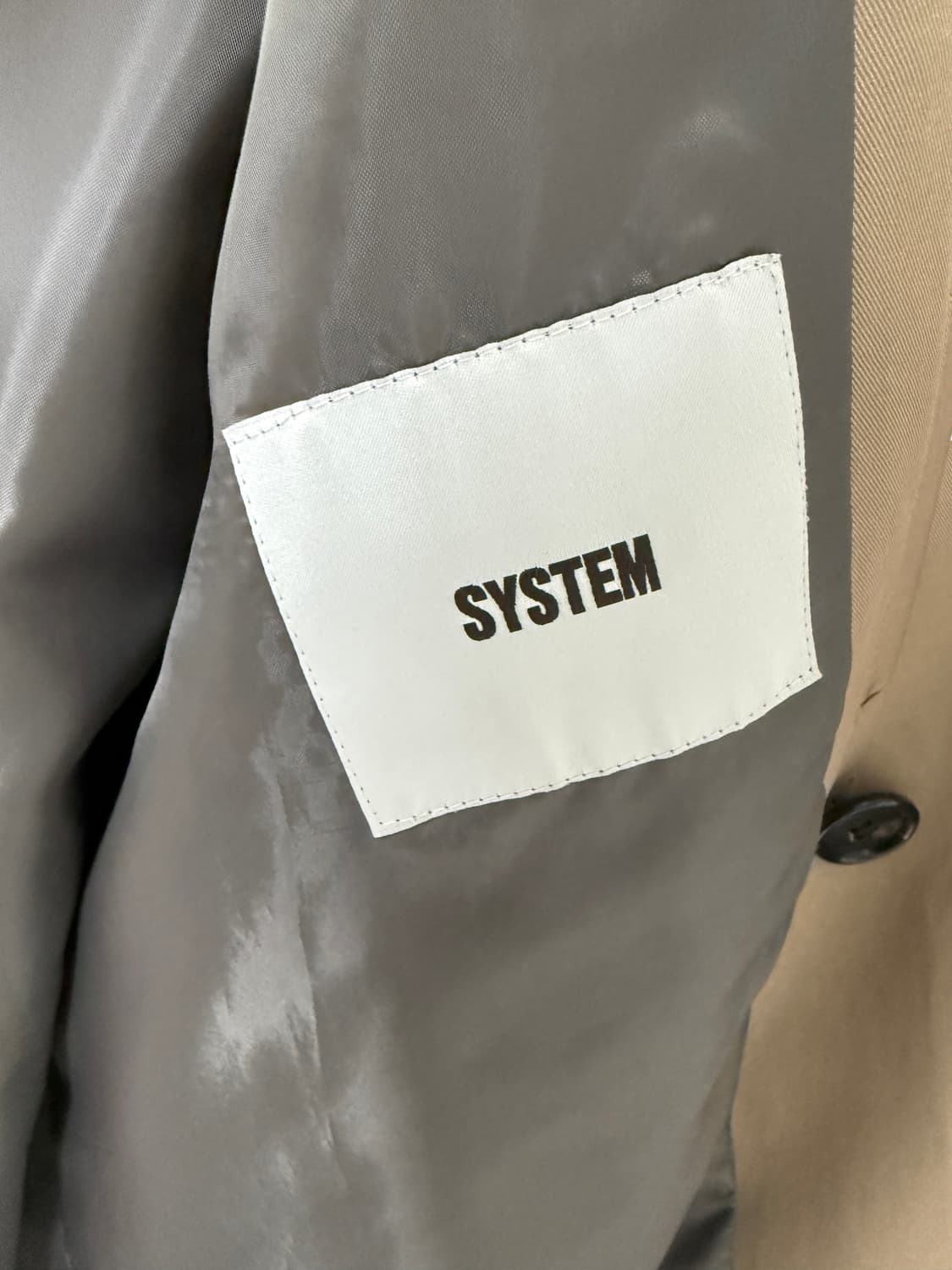 System homme 오버핏 트렌치코트 상품이미지4