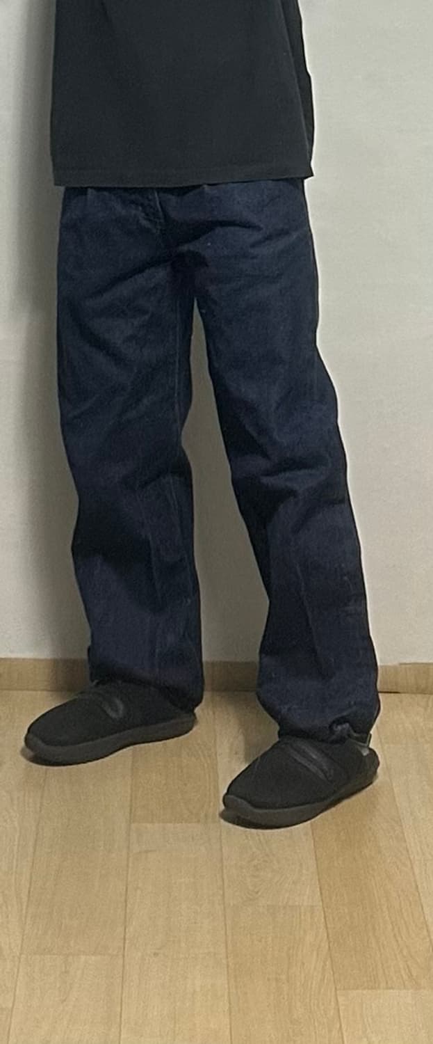 공백 원턱 셀비지 데님 팬츠 상품이미지7